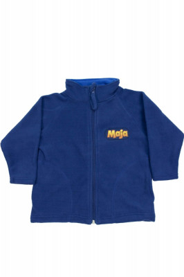 Bluza fleece cu fermoar Maja, pentru fetite, Albastru foto