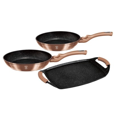 Set placa grill si 2 tigai marmorate Berlinger Haus, BH/1669 foto