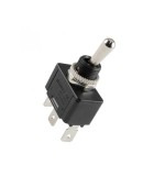 Comutator basculant ON-OFF-ON cu retinere 1 circuit 3 pozitii 250V, Somogyi Elektronic