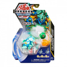 Figurina metalica Bakugan Evolutions, Platinum Powerup S4, Colossus, 20135594