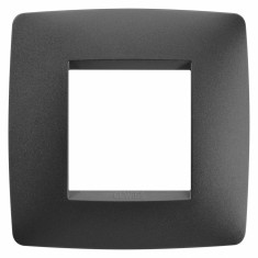 Rama Ornament 2M ONE Gewiss Chorus negru satinat GW16122VN