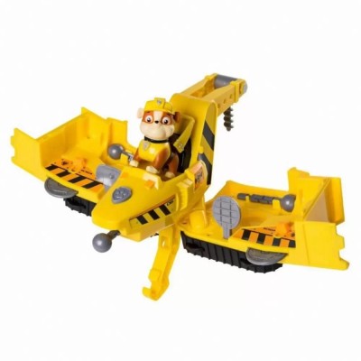Set De Joaca Spin Master Paw Patrol Vehicul Flip And Fly Rubble foto
