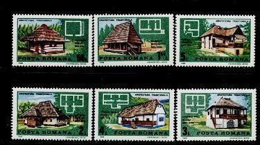 C5504 - Romania 1989 - Arhitectura rurala 6v.nestampilat MNH foto
