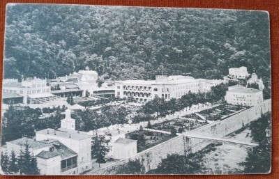 Carte postala, Baile Herculane, vedere generala, 1919 foto