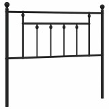 Cumpara ieftin Tablie de pat de schimb metalica, negru, 100 cm