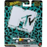 Masina metalica, Hot Wheels Premium, Pop Culture, MTV Music Television, '84 Corvette, JHW93