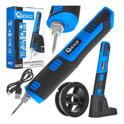 Aparat de lipit fara fir, 8 W, 4 V, 1500 mAh, Geko G81218 foto