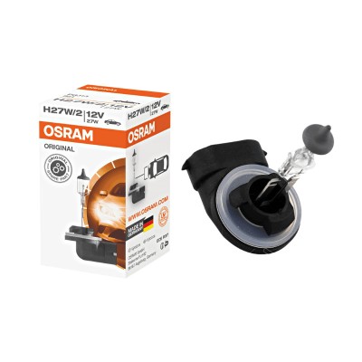 Bec halogen auto, agricol pentru far, proiector ceata Osram H27W/2, 881, PGJ13, 12V foto