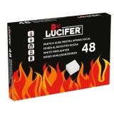 Pastile Aprins Focul Albe - Set 48 Bucăți - Grătar, Semineu, Camping