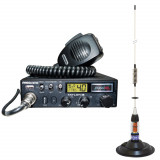 Cumpara ieftin Kit Statie radio CB President TAYLOR IV ASC + Antena CB PNI ML70, lungime 70cm, 26-30MHz, 200W