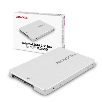 Rack HDD AXAGON RSS-M2SD SATA M.2 BOX 2.5 foto