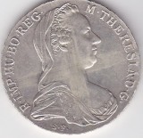 Austria Thaler 1780 Maria Theresia Restrike S.F. - Moneda Taler Argint
