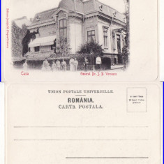 Craiova- Casa general Vercescu- rara,clasica, embosata