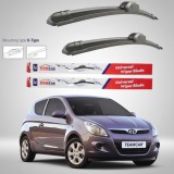 Cumpara ieftin Ștergătoare Hyundai i20 3 uși (2008&ndash;2012) Flat | Set față &ndash; TeamCar&reg;