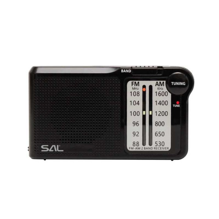 Radio portabil AM-FM 2x AA negru SAL RPC5