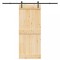 vidaXL Ușă glisantă cu set de feronerie 85x210 cm, lemn masiv de pin 3332660
