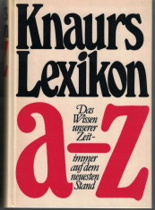Knaurs Lexikon A-Z, 1981 foto
