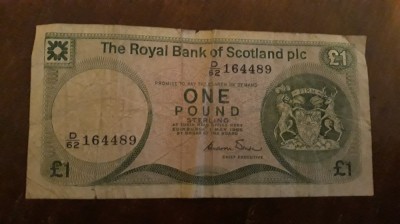 Scotia - one pound 1972 - 1981. foto