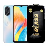 Folie de Protectie pentru Oppo A18, TEO, Sticla Securizata ESD, Margini Negre, Rezistenta la Zgirieturi, Antistatica, 0.35 mm, Transparenta