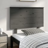 vidaXL Tăblie de pat, gri, 104x6x82,5 cm, lemn masiv de pin