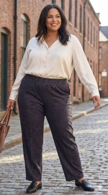 Pantalon cu dunga Cod PCD 0001 - 46Marimea foto