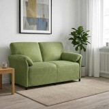 vidaXL Canapea cu 2 locuri Verde deschis 158 x 83 x 95 cm Catifea 42033956