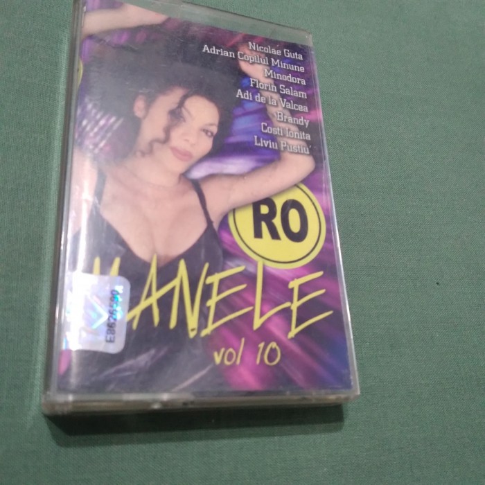 CASETA AUDIO RO MANELE VOL 10 RARA!! ORIGINALA