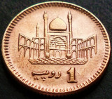 Moneda exotica 1 RUPIE - PAKISTAN, anul 2004 * cod 3006 = A.UNC