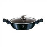 Cratita Marmorata cu Capac Berlinger Haus Aquamarine 24cm, Inductie, Aluminiu Turnat, Eco Friendly, 2.3L