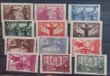 Romania 1945 - Apararea Patriotica hartie crem MNH