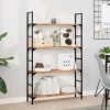 VidaXL Rafturi suspendate 2 buc. 80x20x2 cm lemn masiv acacia netratat