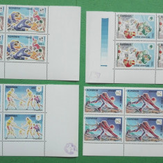 TIMBRE ROMANIA MNH LP1445/1997 Sporturi neolimpice -Bloc de 4 timbre