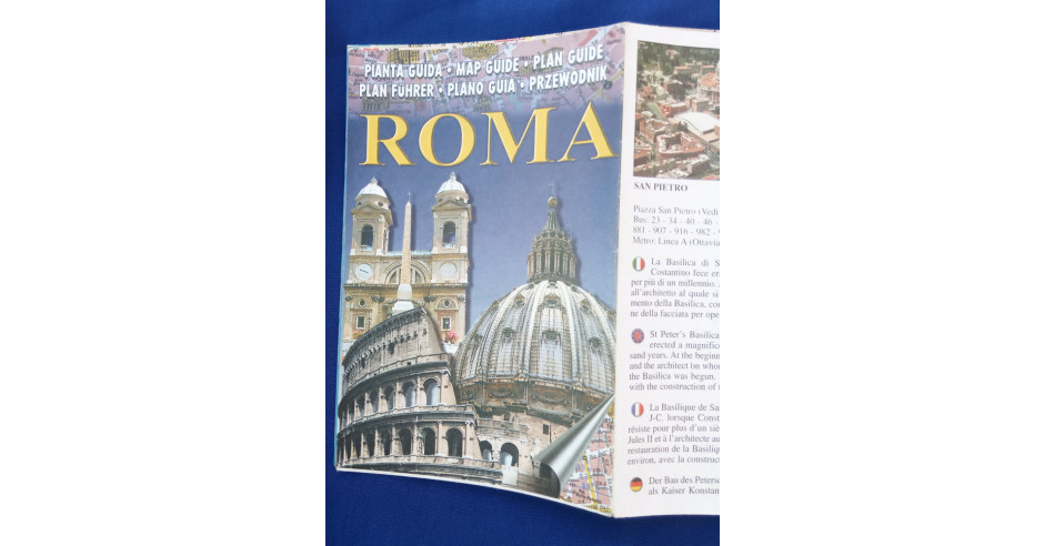 Harta Color Turistica A Romei Arhiva Okaziiro