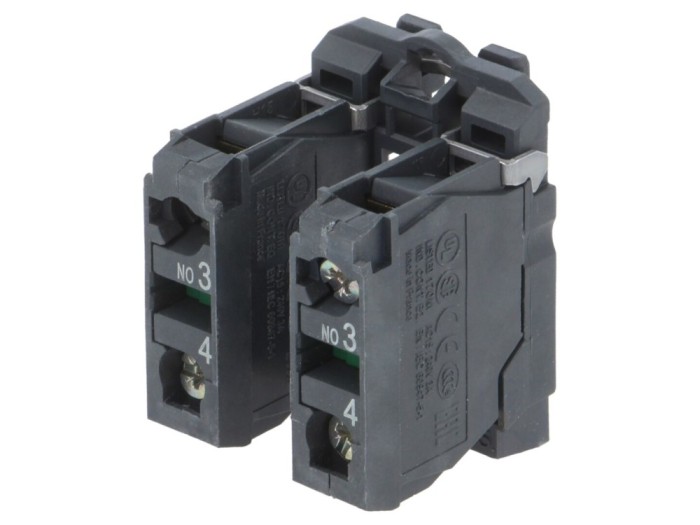 Element de contact 22mm NO IP20