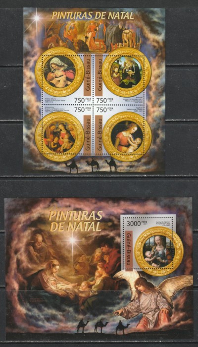 Guinea Bissau 2011 - Craciunul S/S 2v MNH