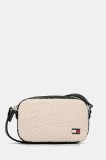 Tommy Jeans geantă culoarea bej, AW0AW18010