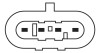 BOSCH 0 258 006 206 Sonda Lambda