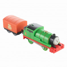 Locomotiva Percy cu vagon - Thomas Trackmaster foto