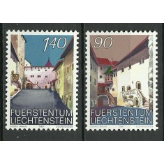 Liechtenstein 1987 - castelul Vaduz, serie neuzata