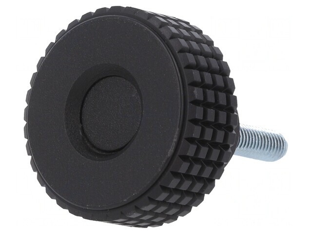 Buton de Reglare M5 Negru 31mm