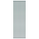 Cumpara ieftin Țăruși grădină, 10 buc, 1,5 m, metal, verde