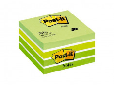 Cub notite adezive Post-it? Pastel vernil/alb foto