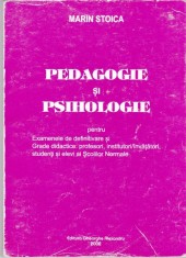 pedagogie si psihologie de marin stoica editura gheorghe alexandru