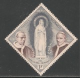 Monaco 1958, Papa, serie completa MNH