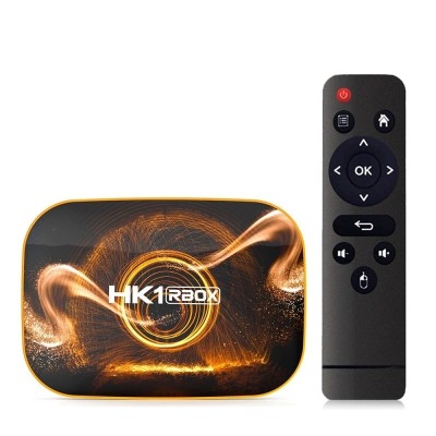 Smart TV Box Mini PC Techstar&amp;reg; HK1 RBox, Android 10, 4GB + 32GB ROM, 4K HDR ,WiFi 5GHz, SPDIF, AV, RK3318 foto