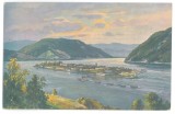 2288 - ADA-KALEH, Danube, Romania - old postcard, CENSOR - used