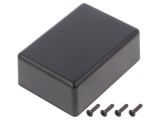 Carcasă universală neagră ABS IP40 50x70x27.5mm