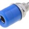 Soclu Banană 4mm 20A Albastru Nichelat