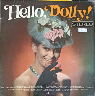 Disc vinil, LP. HELLO, DOLLY!-RITA CAMERON, RAYMOND COOKE SI ALTII foto