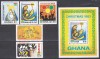 Ghana 1983 - Crăciun, Serie + Colita, MNH, Nestampilat